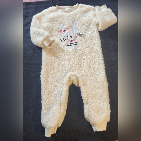 SHEIN Other - Baby embroidery fuzzy jumpsuit
